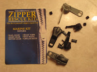 black #10 ykk marine zipper double slider vfu vol-107 dxe