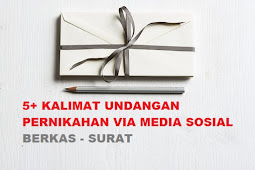 5+ Kalimat Undangan Pernikahan Online (Whatsapp, BBM, Facebook, Instagram, Twitter) Terbaru