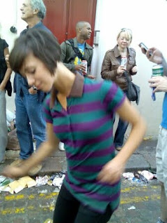 Girl dancing at Notting Hill Carnival 2008