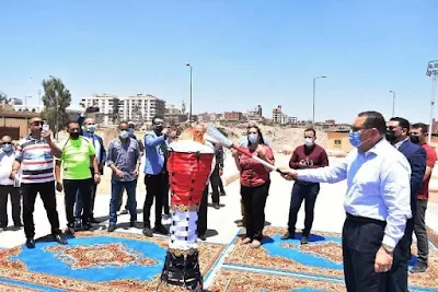 من المنطقة الآثرية بتل بسطة بالزقازيق محافظ الشرقية يطلق شعلة أولمبياد الطفل المصري للطلائع في نسختها الثالثة  2021
