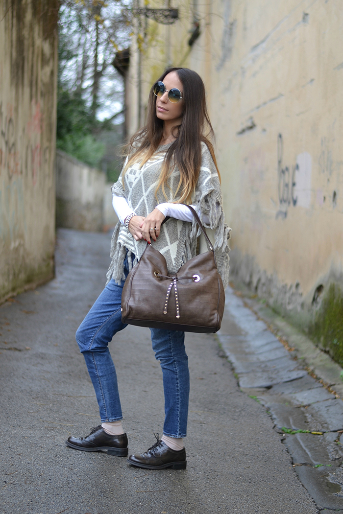 look marrone beige