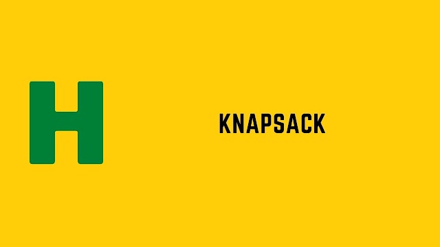 HackerRank Knapsack problem solution