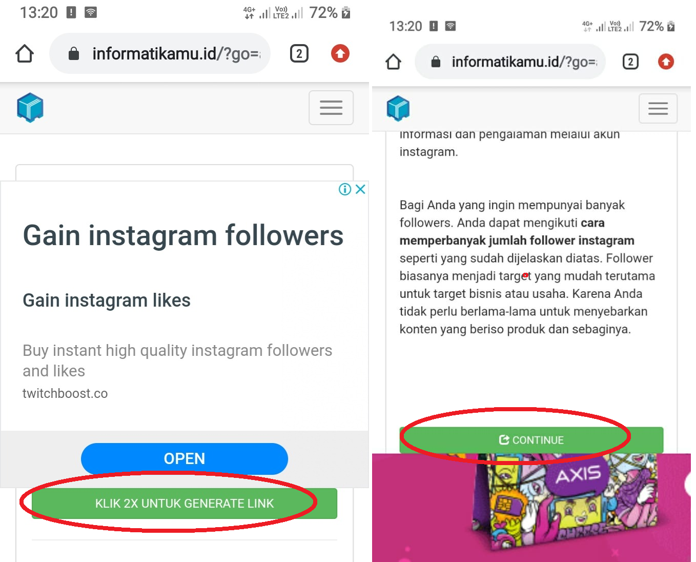 Cara Menambah Followers Instagram Gratis Tanpa Aplikasi ... - 1358 x 1096 png 561kB