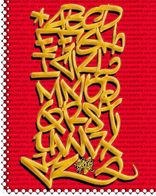Star Gold Alphabet Graffiti,graffiti alphabet