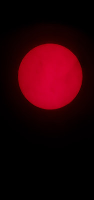 Sun in H-alpha, fast exposure