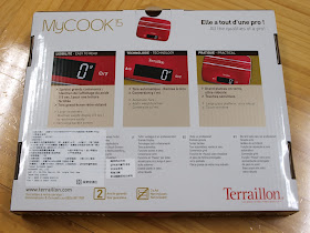 法國 Terraillon My Cook 15 耐壓玻璃板料理電子秤 外盒
