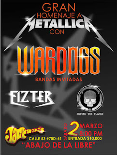 POS 2 homenaje a METALLICA en Bogotá 2019