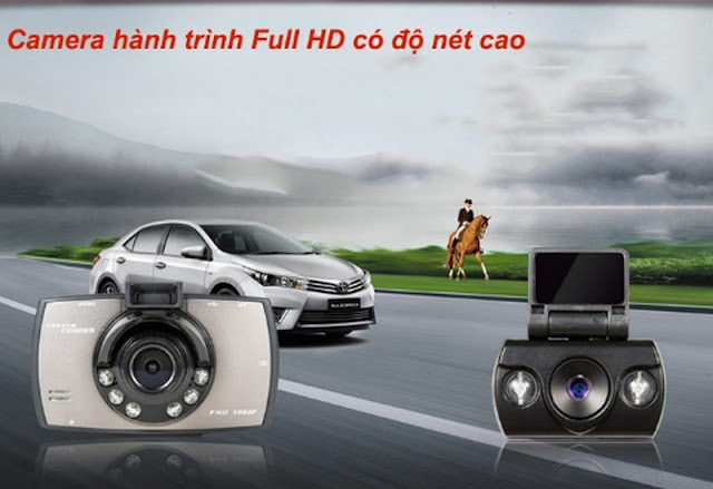 camera hành trình ô tô với độ phân giải Full HD