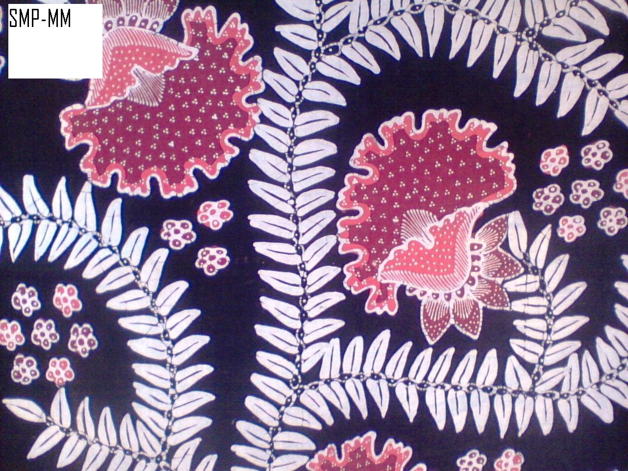  Batik  Tulis halus motif  bunga  terompet workshop batik  