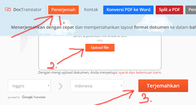 tutorial menerjemahkan dokumen untuk bahasa apa saja secara langsung dan online