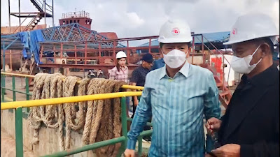 Gubernur Bersama Tim Ahli Berkunjung Ke-  PT. Citra Shipyard di Batam,  Sulteng akan memesen Kapal Roro
