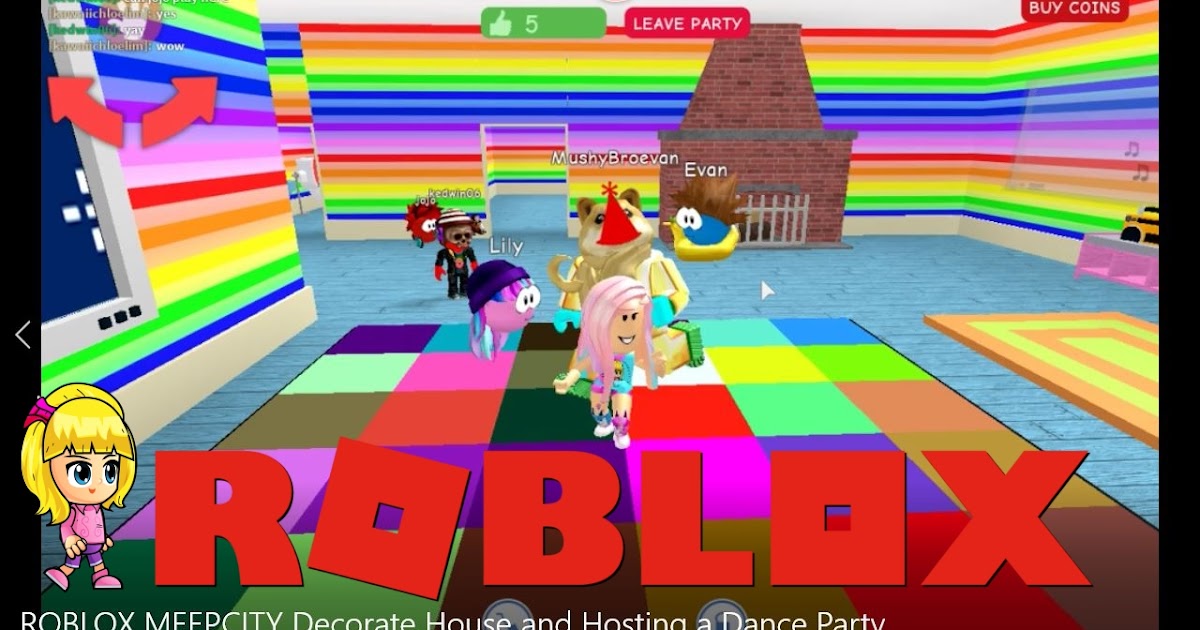 Chloe Tuber Roblox Meepcity Gameplay Decorate House And Hosting A Dance Party - yammy roblox meep city