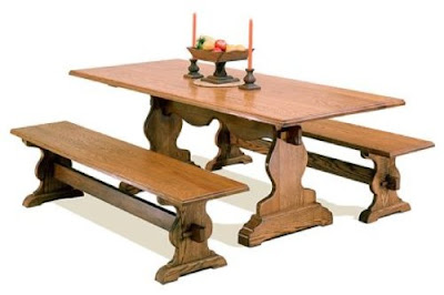 woodworking plans trestle table