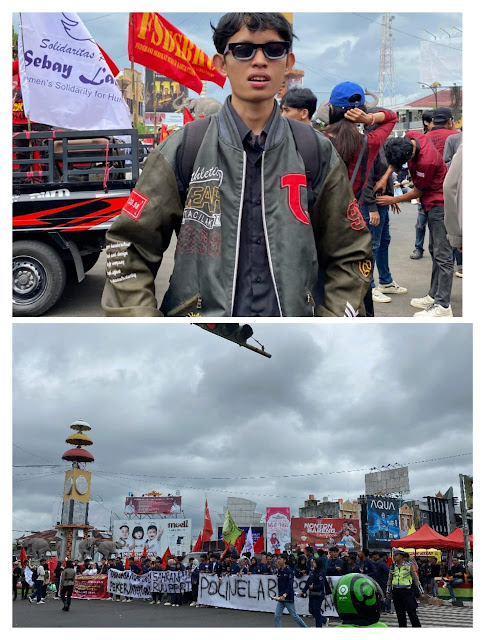 Massa Aksi May Day Bandar Lampung Tuntut Perlindungan Buruh