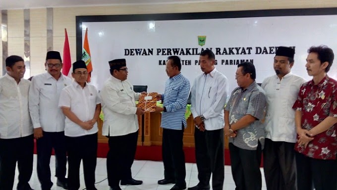 KUA dan PPAS Padang Pariaman Tahun 2018 Mulai Dibahas Eksekutif dan Legislatif