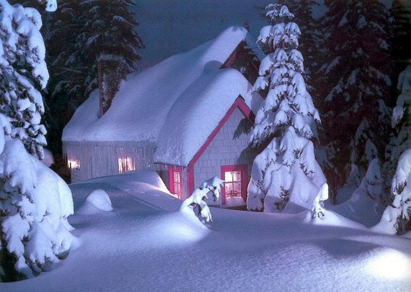 natural scenes wallpapers. natural scene of snowfall,