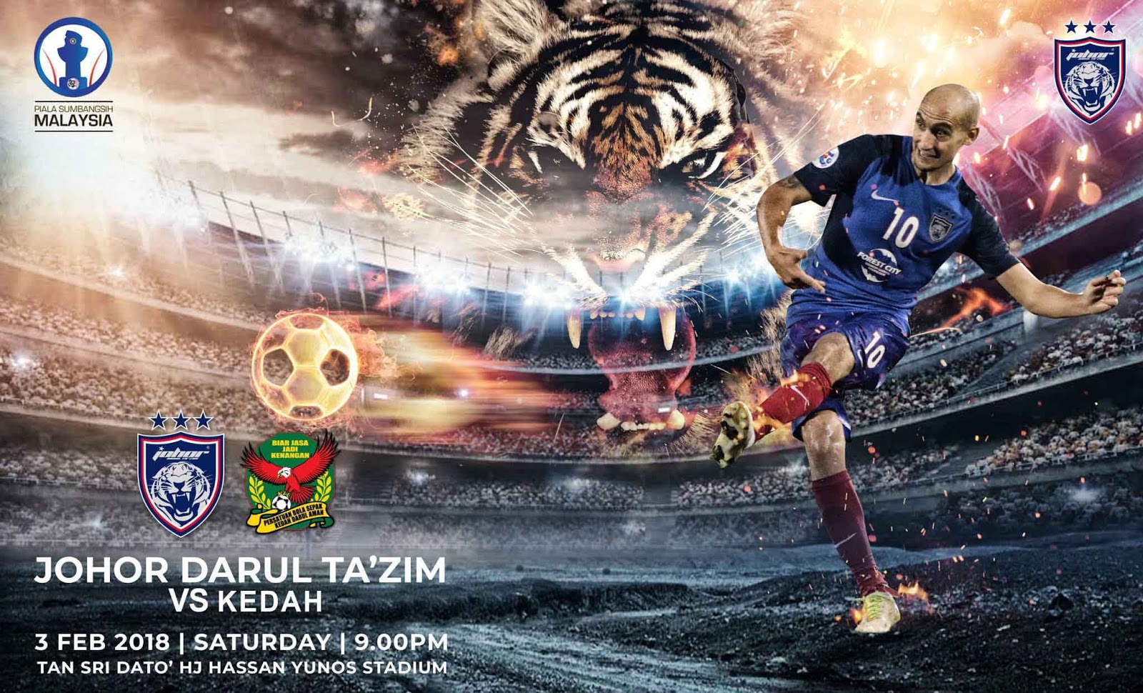 Live Streaming Jdt Vs Kedah Piala Sumbangsih Online 3 2 2018