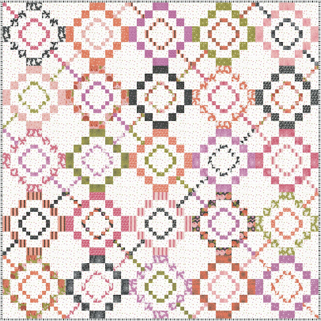 Spellbound quilt in Hey Boo fabrics by Lella Boutique for Moda Fabrics