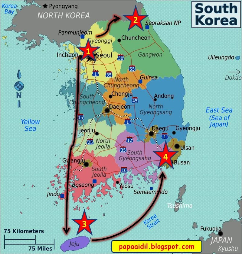 Ide Spesial 18+ Peta Pulau Korea