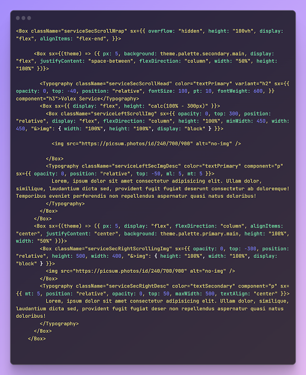 gsap layout html