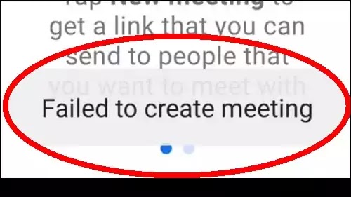 How To Fix Failed To Create Meeting Problem Solved in Google Meet Application