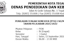 PTS 1 PJOK KELAS 4