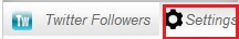 twitter setting followers