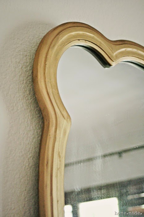 Golden Mirror Makeover home.made.