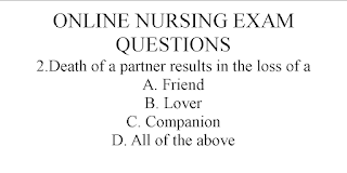 ONLINE NURSING EXAM QUESTIONS