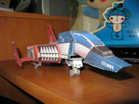 FF-X7 Core Fighter Gundam Papercraft