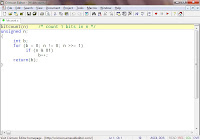 screenshot of Crimson programmer's text editor