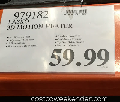 Deal for the Lasko Motion Heat Plus Whole Room Ceramic Heater at Costco