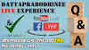 Dattaprabodhinee Live Experience Part - 1