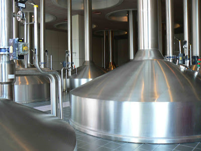 Les cuves de brassage actuelles de Stella Artois