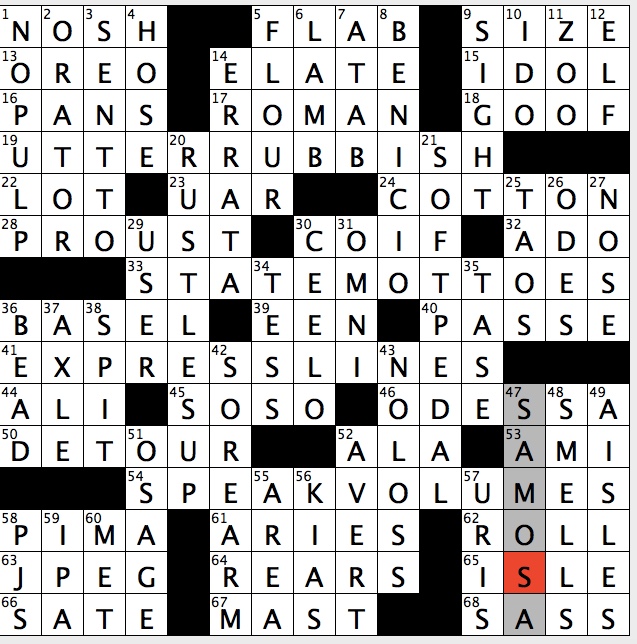 Rex Parker Does The Nyt Crossword Puzzle May 2019