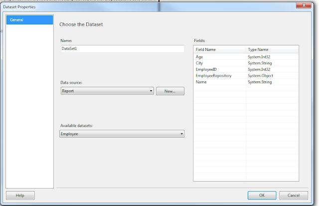 RDLC - DATA SET Properties