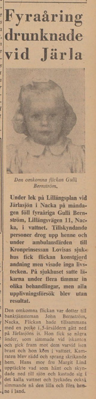 Gurli Bernström: Tidningstext 4.