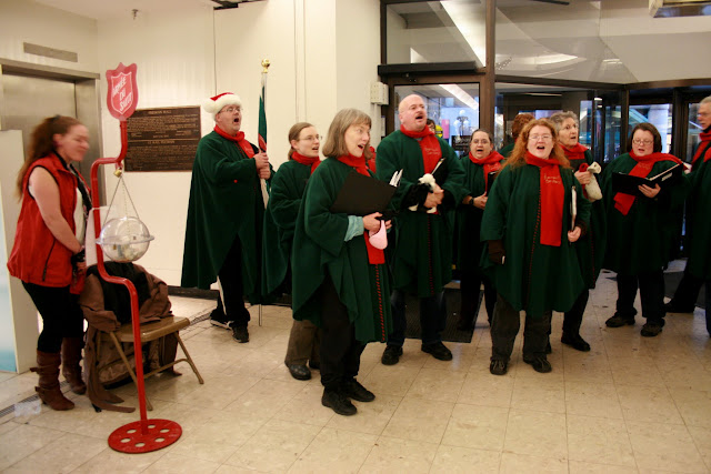 Stairwell Carolling in the Rideau Center, 2011