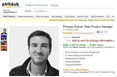 CV Amazon Philippe Dubost