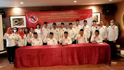 Sukses RAKERDA DPD GPP DKI JAKARTA,Gelorakan Semangat Membumikan Pancasila di Kota Jakarta, sebagai Wujud Cinta Bangsa dan Tanah Air Indonesia  