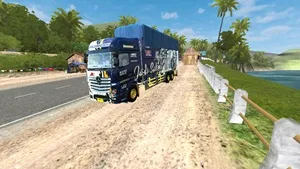 mod truk mercedes actros terpal tinggi