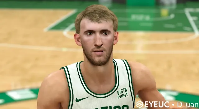 NBA 2K24 Sam Hauser Cyberface & Hairstyle Update