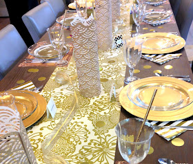 Gold themed party ideas.