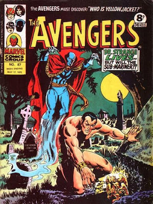 Marvel UK, The Avengers #87, Dr Strange and the Sub-Mariner