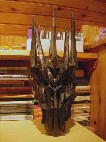 Lord of the Rings Sauron Papercraft Head