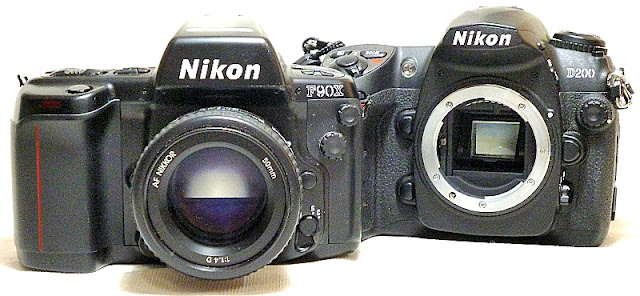 Nikon F90x, Nikon D200