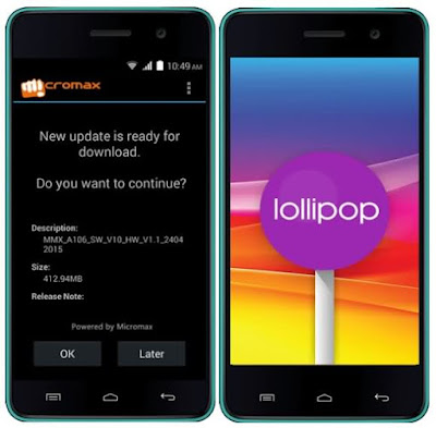 Micromax Unite 2 starts getting Lollipop update