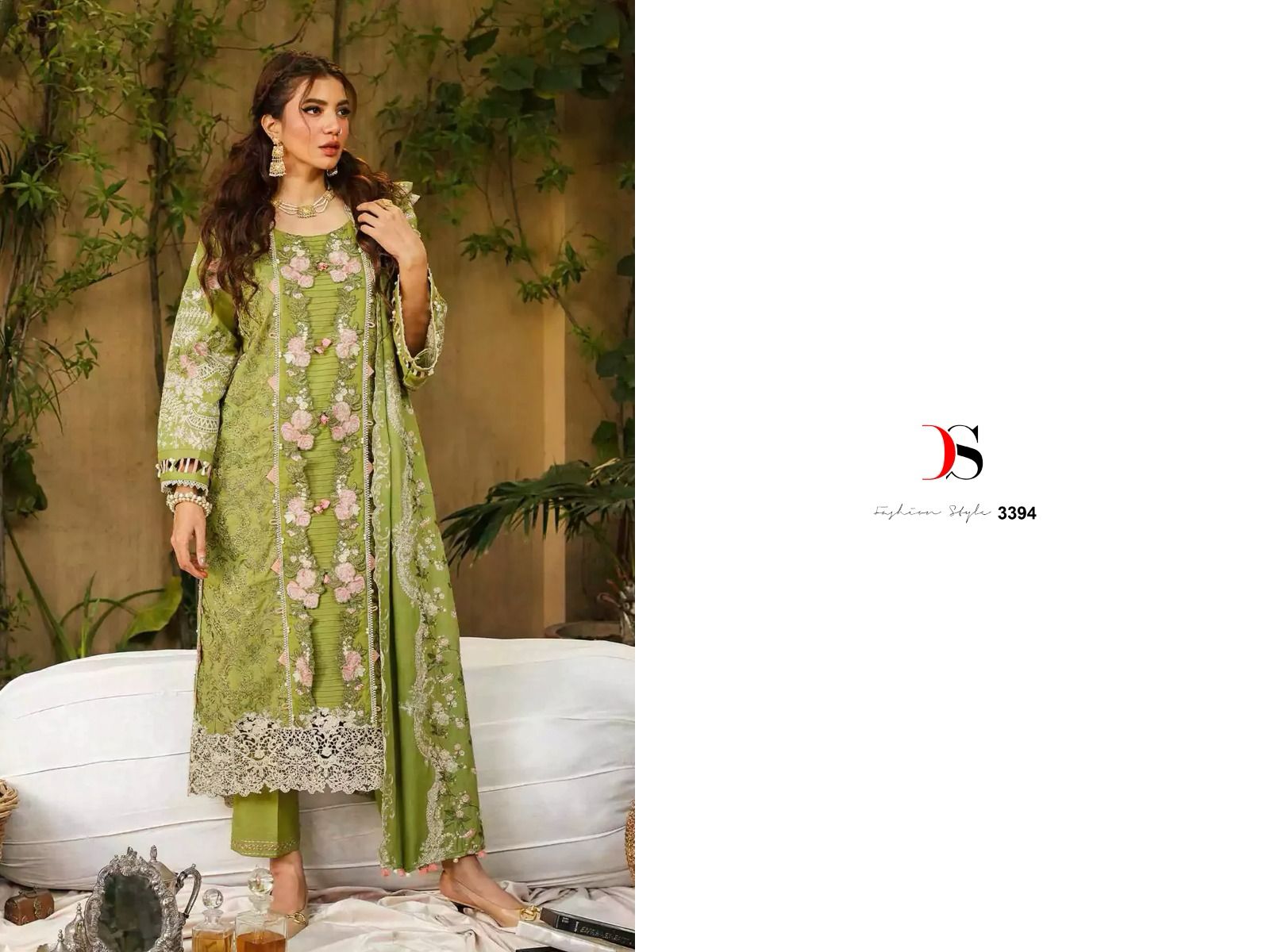 Elaf Luxury-24 Deepsy Rayon Cotton Embroidery Pakistani Salwar Suits