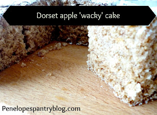 Penelope's Pantry: Dorset apple 'wacky' cake dairy free, egg free, vegan