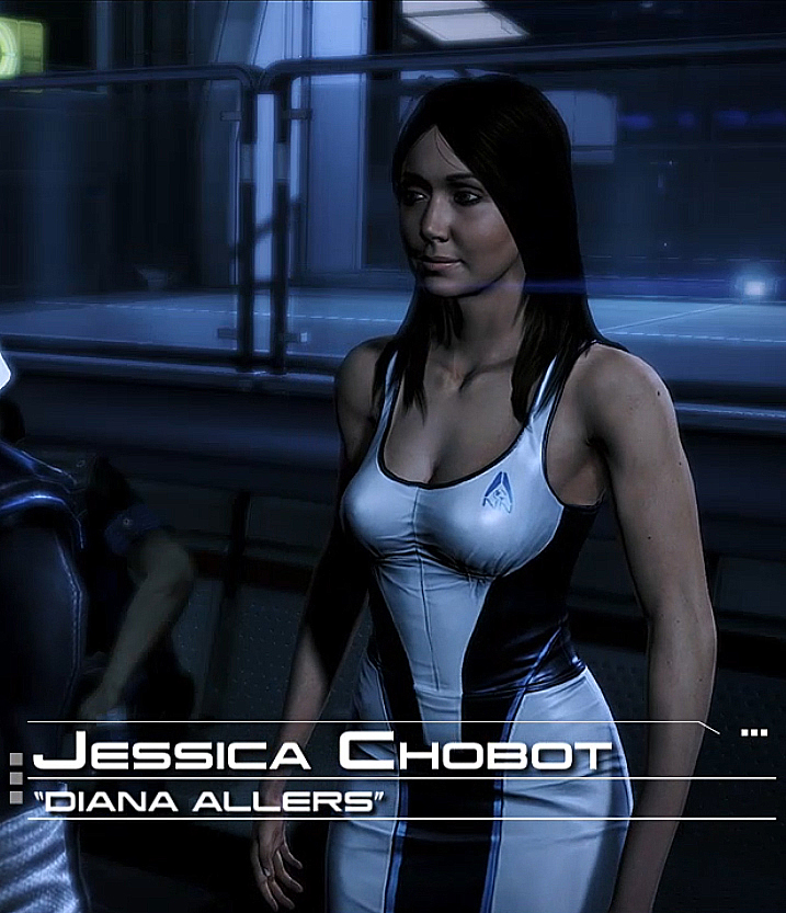 Jessica Chobot Diana Allers ME3 Wallpaper